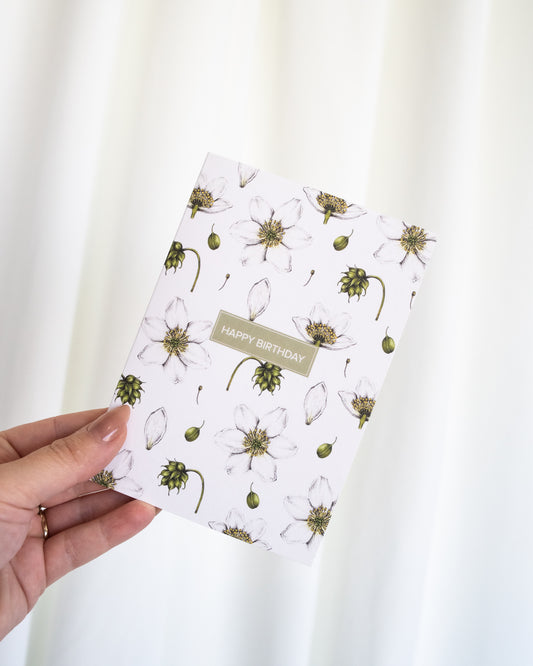 'HAPPY BIRTHDAY' CARD - FLORAL