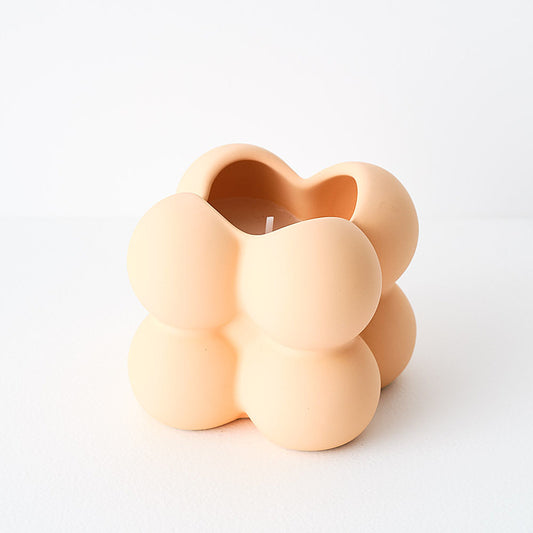 Bubblo Candle - Pastel Orange (Fig)