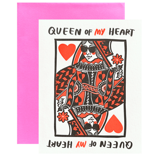 'QUEEN OF MY HEART' CARD
